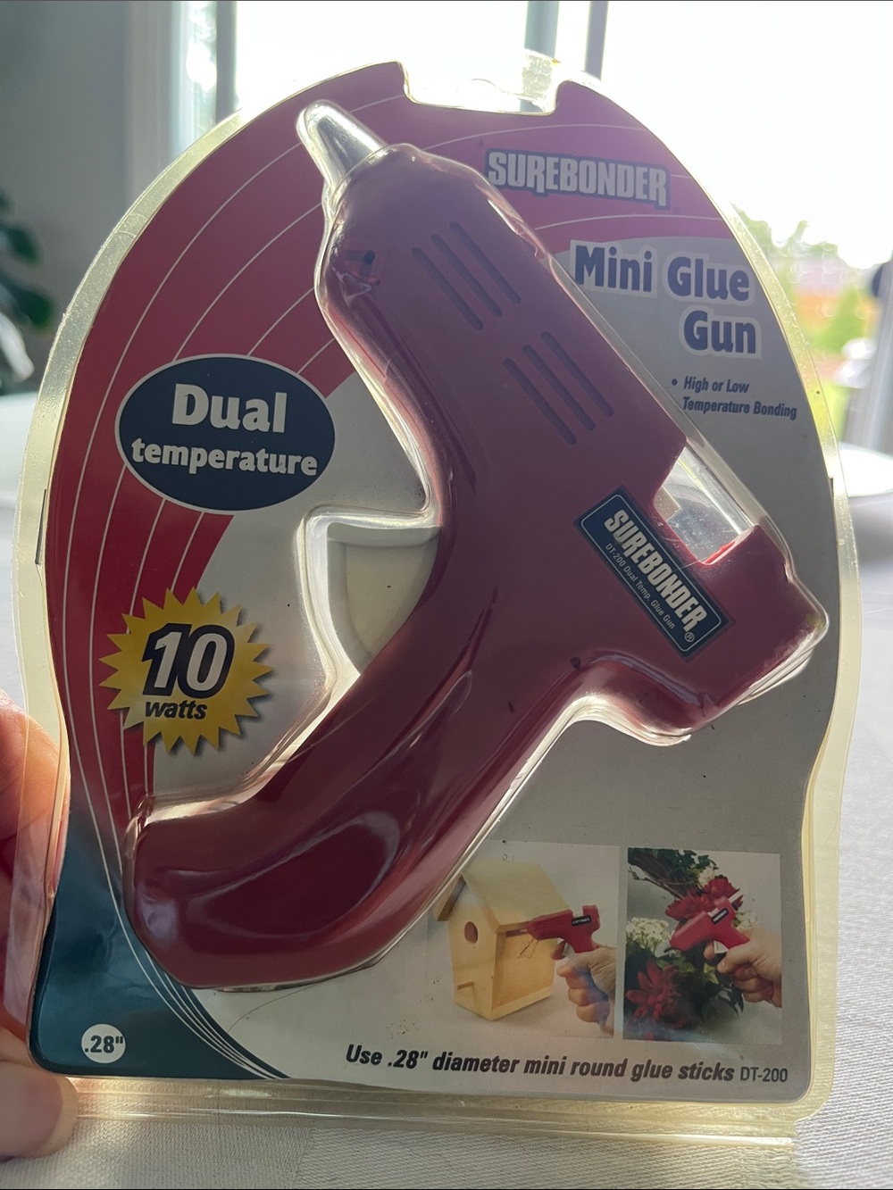 Superbonder Burgundy Mini Glue Gun - Dual Temperature